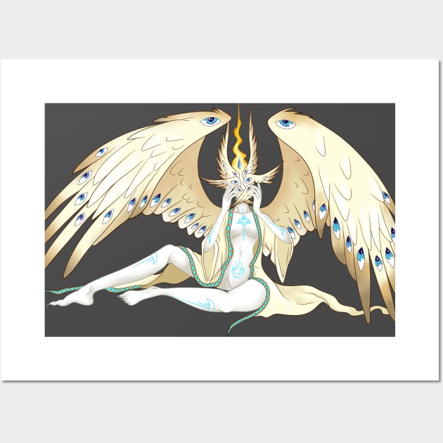 Ivory Seraph Wall Art by faeforge